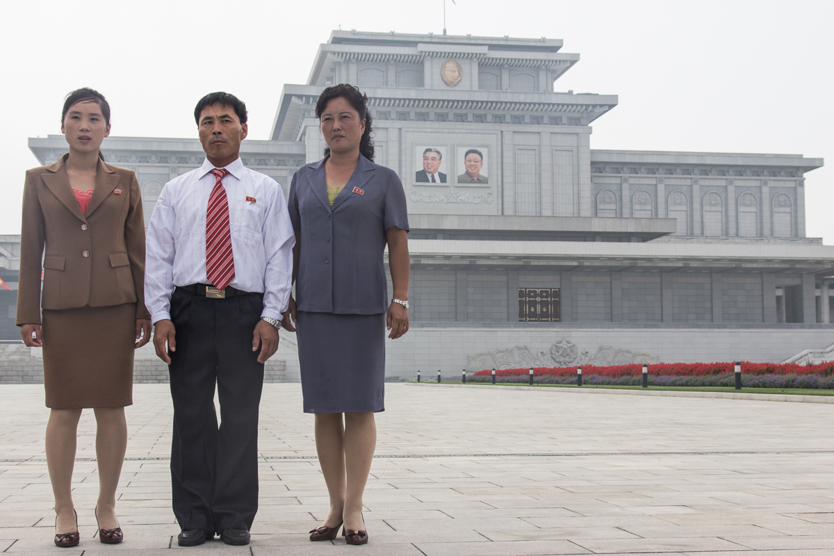 Kumsusanpaleis van de Zon, het mausoleum voor Kim Jong-il en Kim Il-sung in Noord-Korea