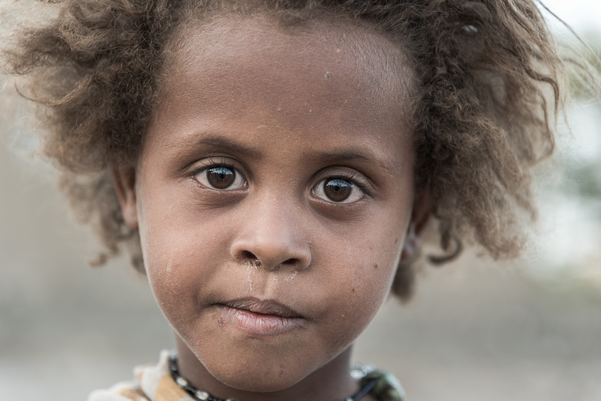Afar meisje in Ethiopië