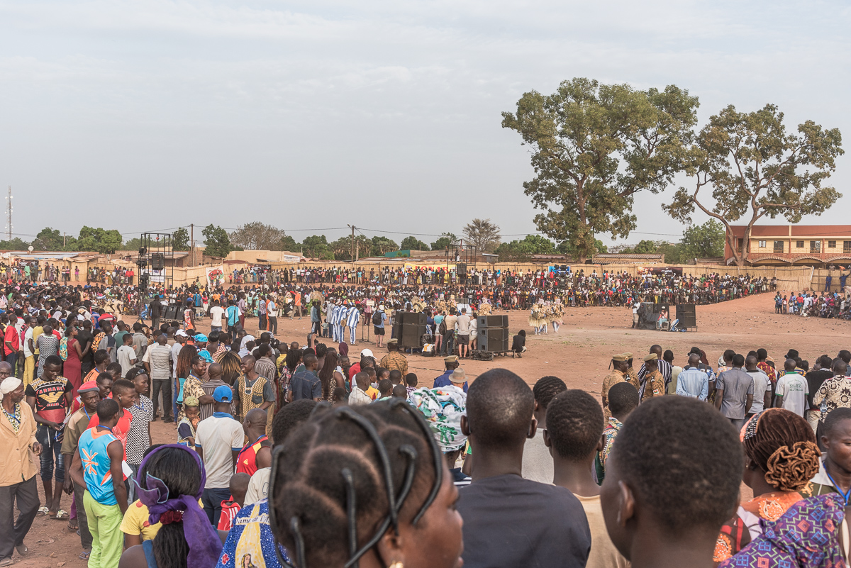 Festival terrein in Dédougou in Burkina Faso